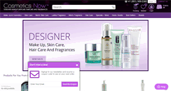 Desktop Screenshot of cosmeticsnow.com
